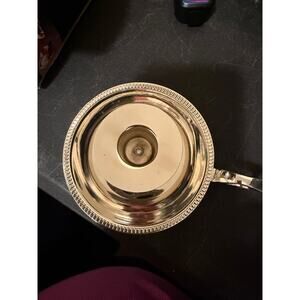 Pair of Vintage Wm. A. Rogers festive chamberstick candle holder silver plated